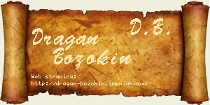 Dragan Bozokin vizit kartica